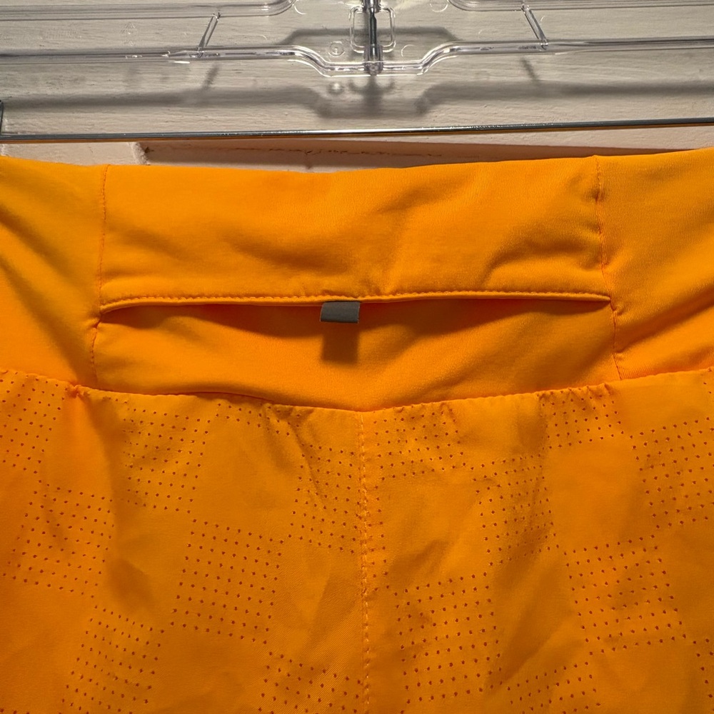 Nike Women's Bright Orange Athletic Shorts - Picture 3 of 5